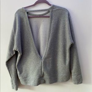 Nike sweater with back open